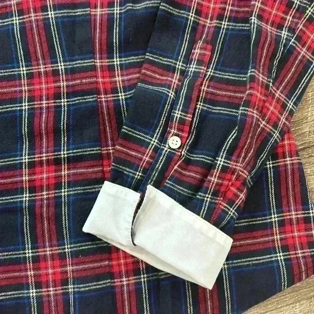 Brooks Brothers Woman’s Size 12 Multicolor Plaid Button Up Shirt - Picture 4 of 12